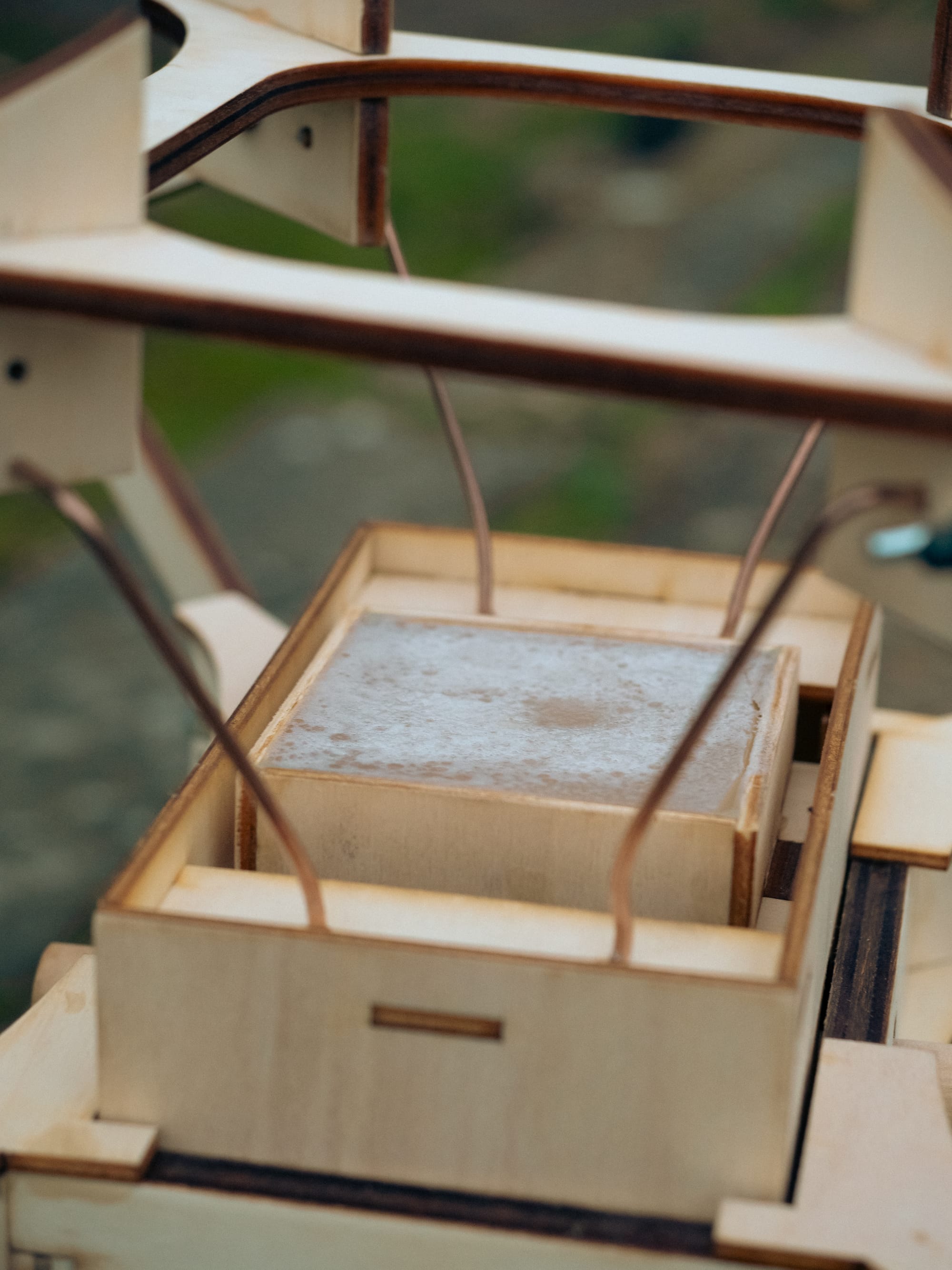 Close up of stamp within stamping mechanism. Image credit: Jack Liang